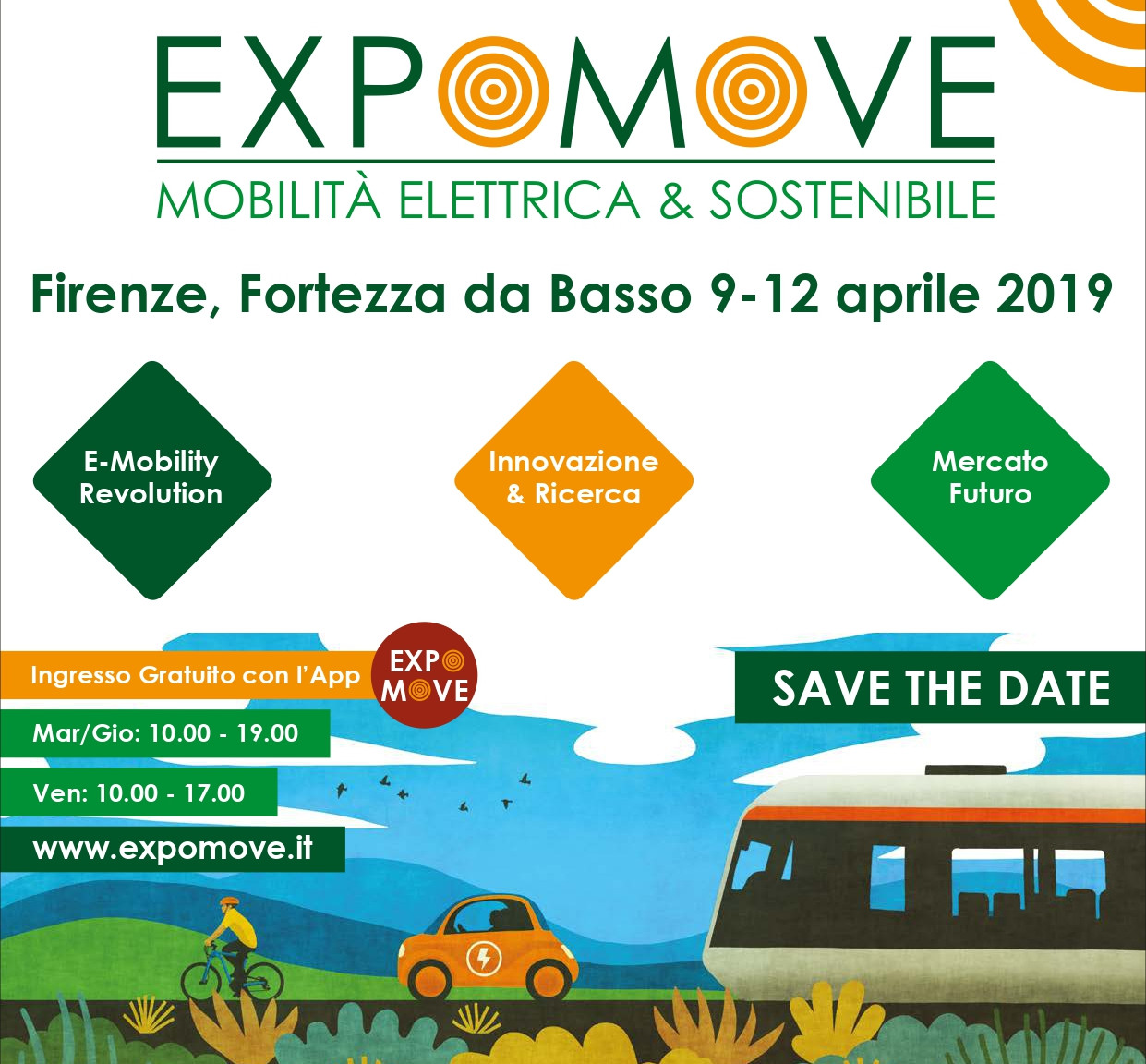 Arriva a Firenze