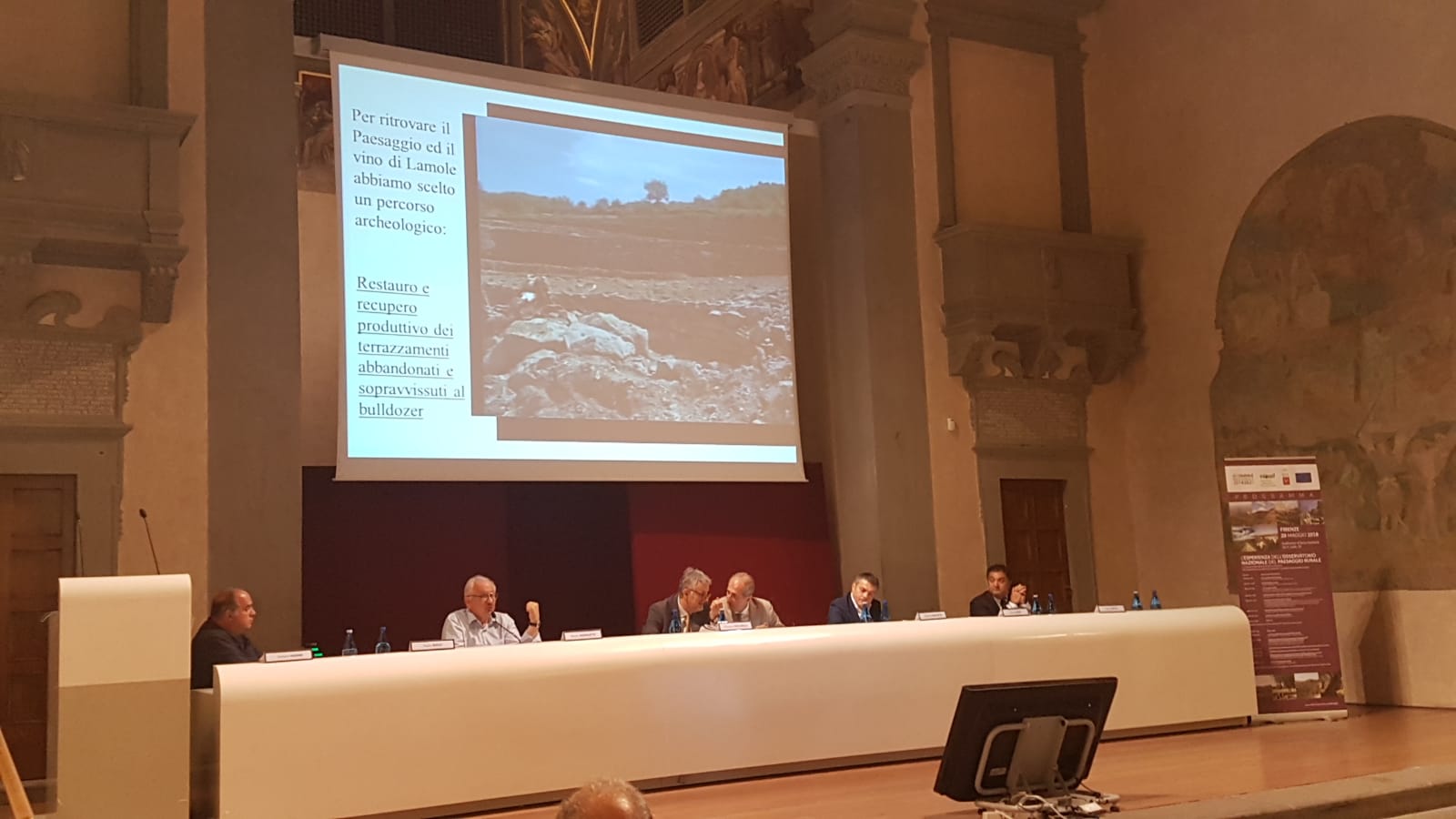 Recupero degli antichi terrazzamenti di Lamole, dalla Regione la medaglia d'oro a Paolo Socci