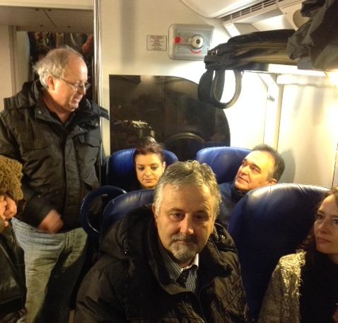 Il presidente Rossi fa il pendolare sui treni regionali