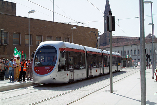 Tranvia: sopralluogo al cantiere per Rossi, Nardella e delegati UE