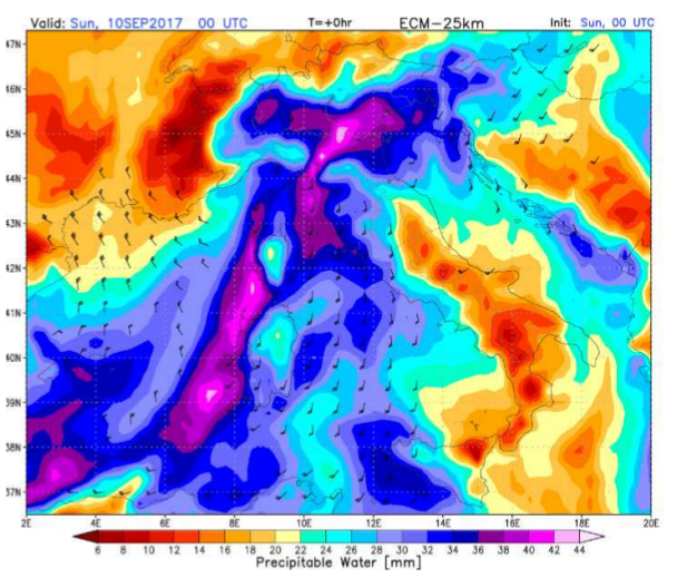 Alluvione Livorno, dal CFR 13 bollettini di monitoraggio tra il 9 e 10 settembre