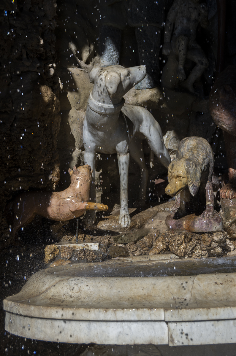 Restauro della Grotta degli animali della Villa Medicea di Castello, Barni: