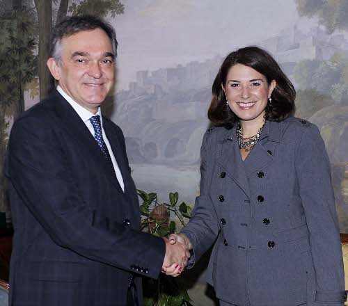 Rossi incontra il viceministro Usa Julieta Valls Noyes