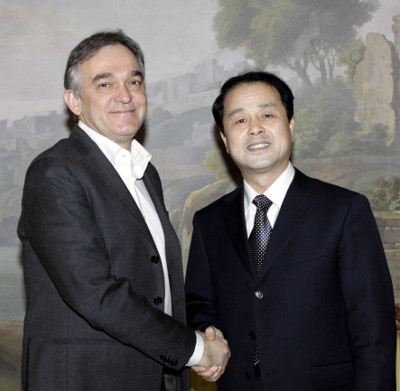 Il presidente Rossi ha incontrato il nuovo Console Generale cinese Wang Fuguo