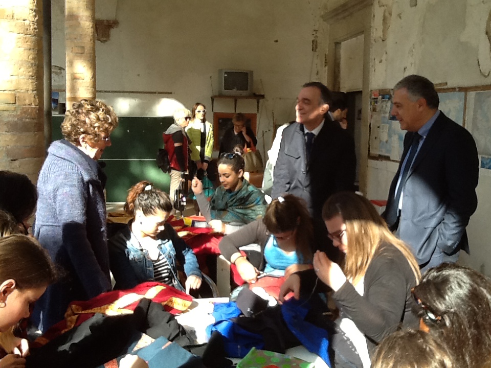 Viaggio in Toscana, il presidente a San Gimignano