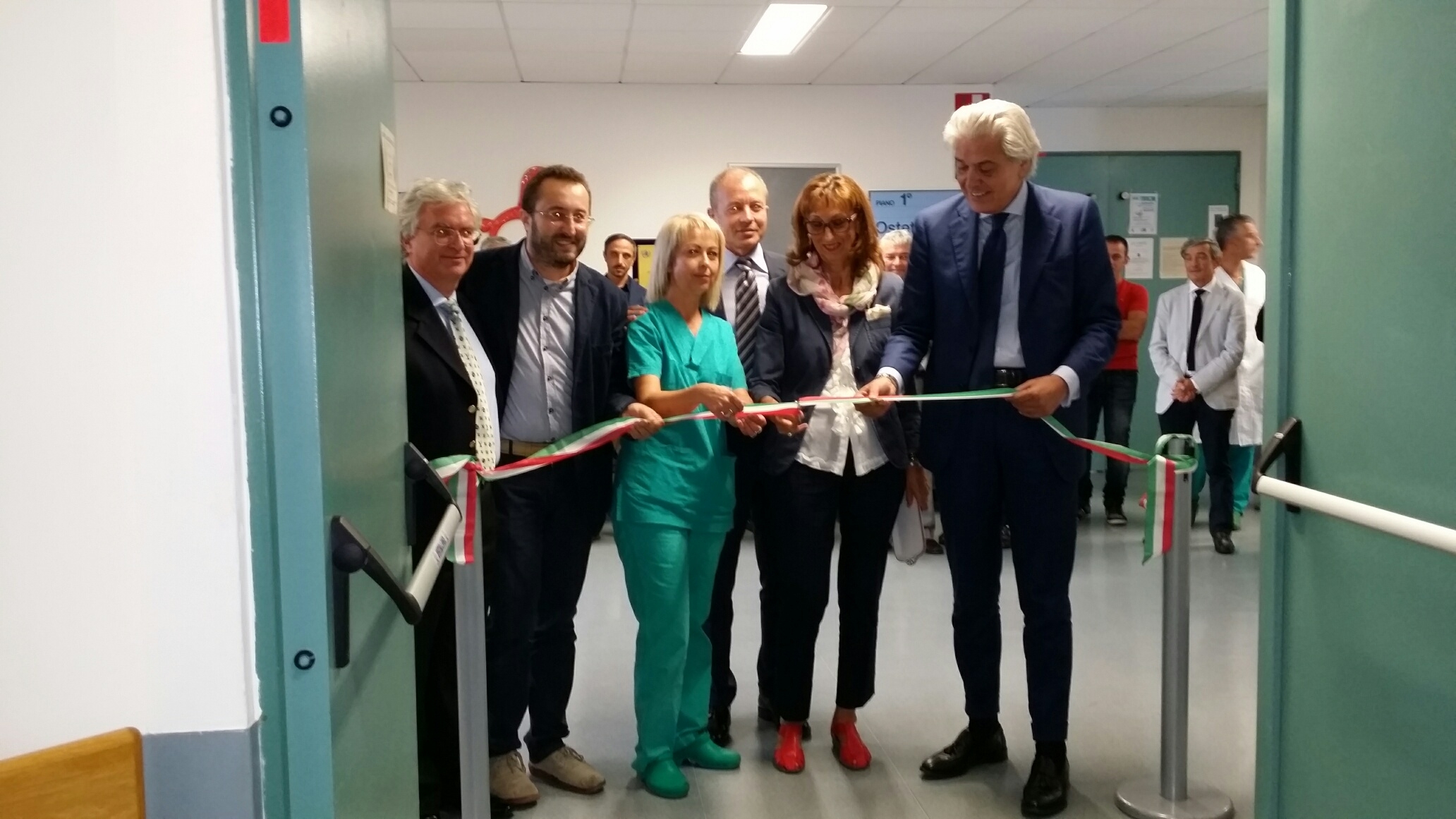 Ospedale di Nottola, l'assessore Marroni inaugura l'area critica