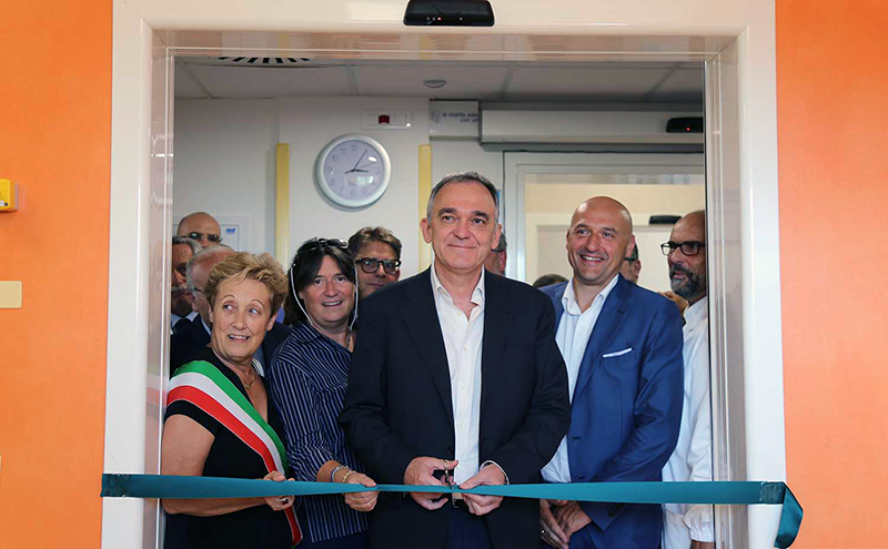 Rossi e Saccardi hanno inaugurato il Centro diagnostico per indagini PET-TC alle Scotte