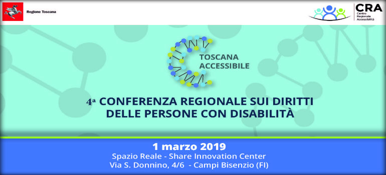 Diritti delle persone con disabilità, venerdì 1 marzo la conferenza regionale