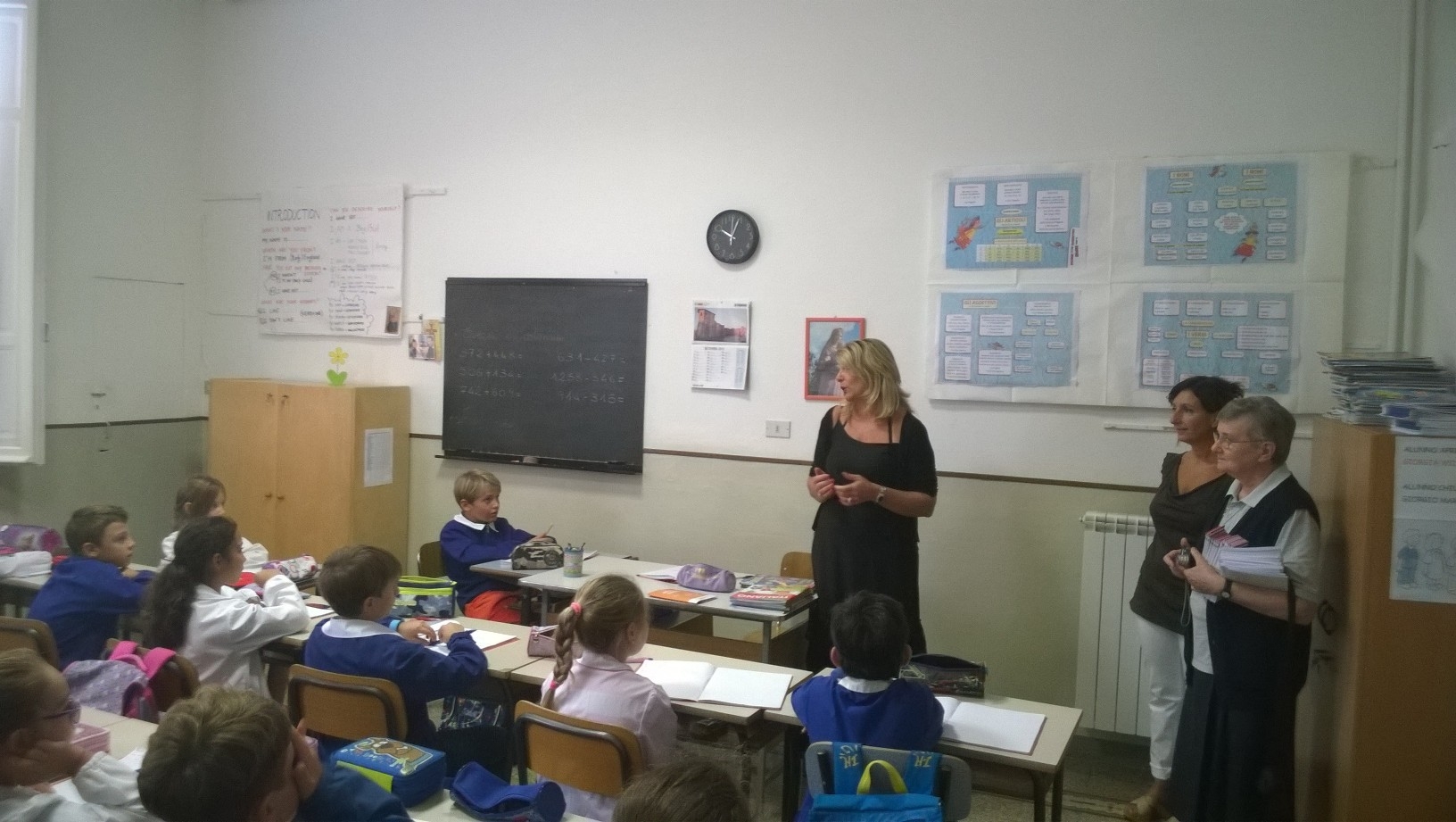 Il saluto dell'assessore Grieco alla scuola Santa Maria Maddalena di Livorno
