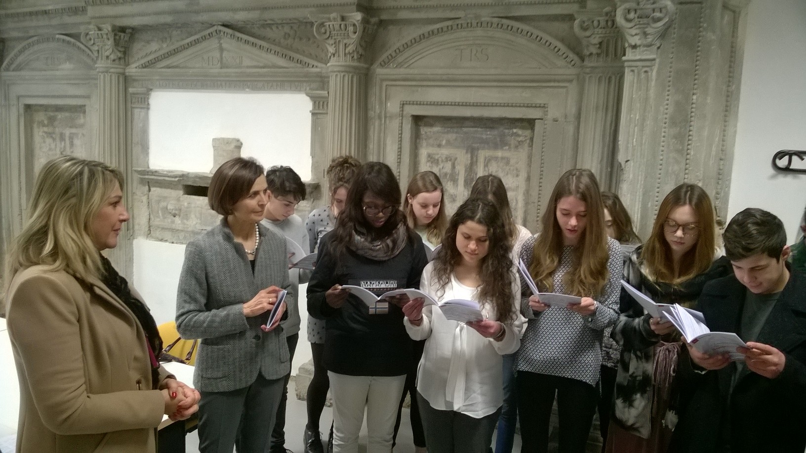 Tour scolastico dell'assessore Cristina Grieco ad Arezzo e Rondine