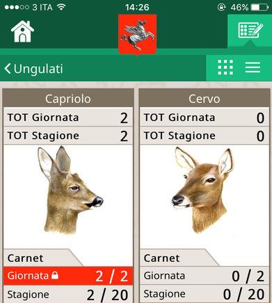 Caccia, disponibile per smartphone 'TosCaccia', il tesserino venatorio digitale