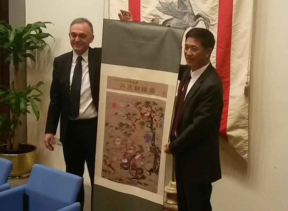 Incontro tra Rossi e il gruppo China Railway interessato ad investire a Livorno