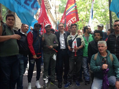 Rossi agli operai toscani a Roma:
