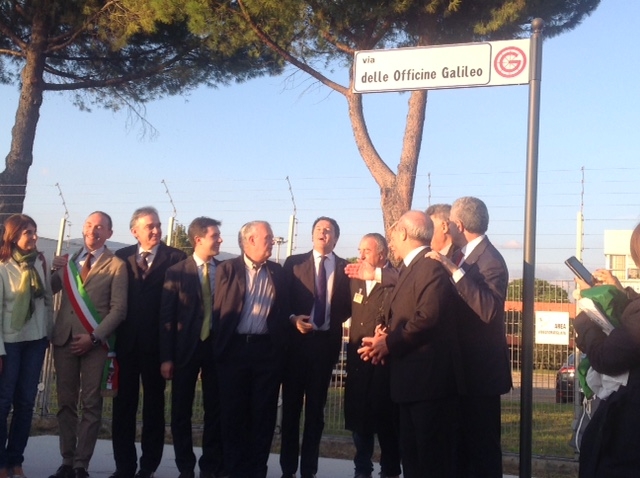 Il presidente Rossi ai 150 anni delle Officine Galileo:
