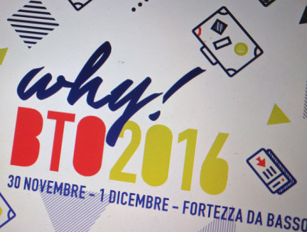 #BTO2016, domani alle ore 13 la presentazione