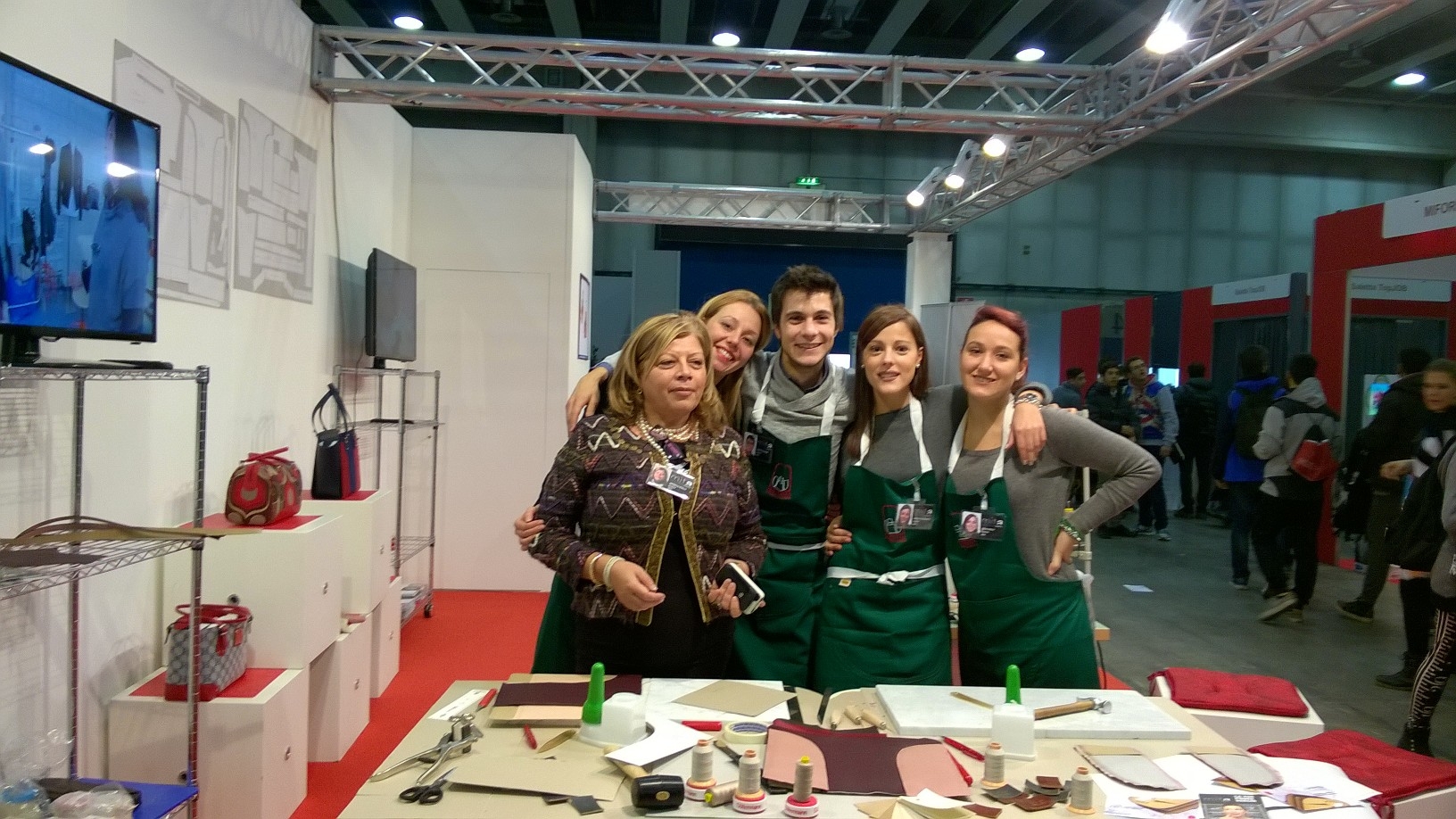Stand con giovani creativi toscani al Job&Orienta di Verona