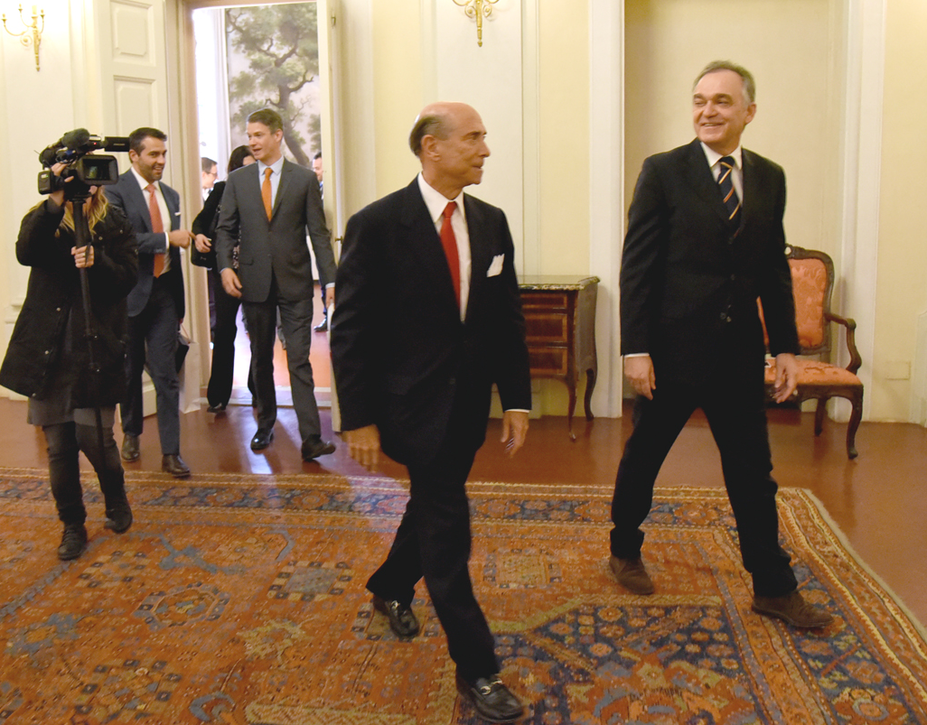 Rossi incontra l'ambasciatore Usa Eisenberg