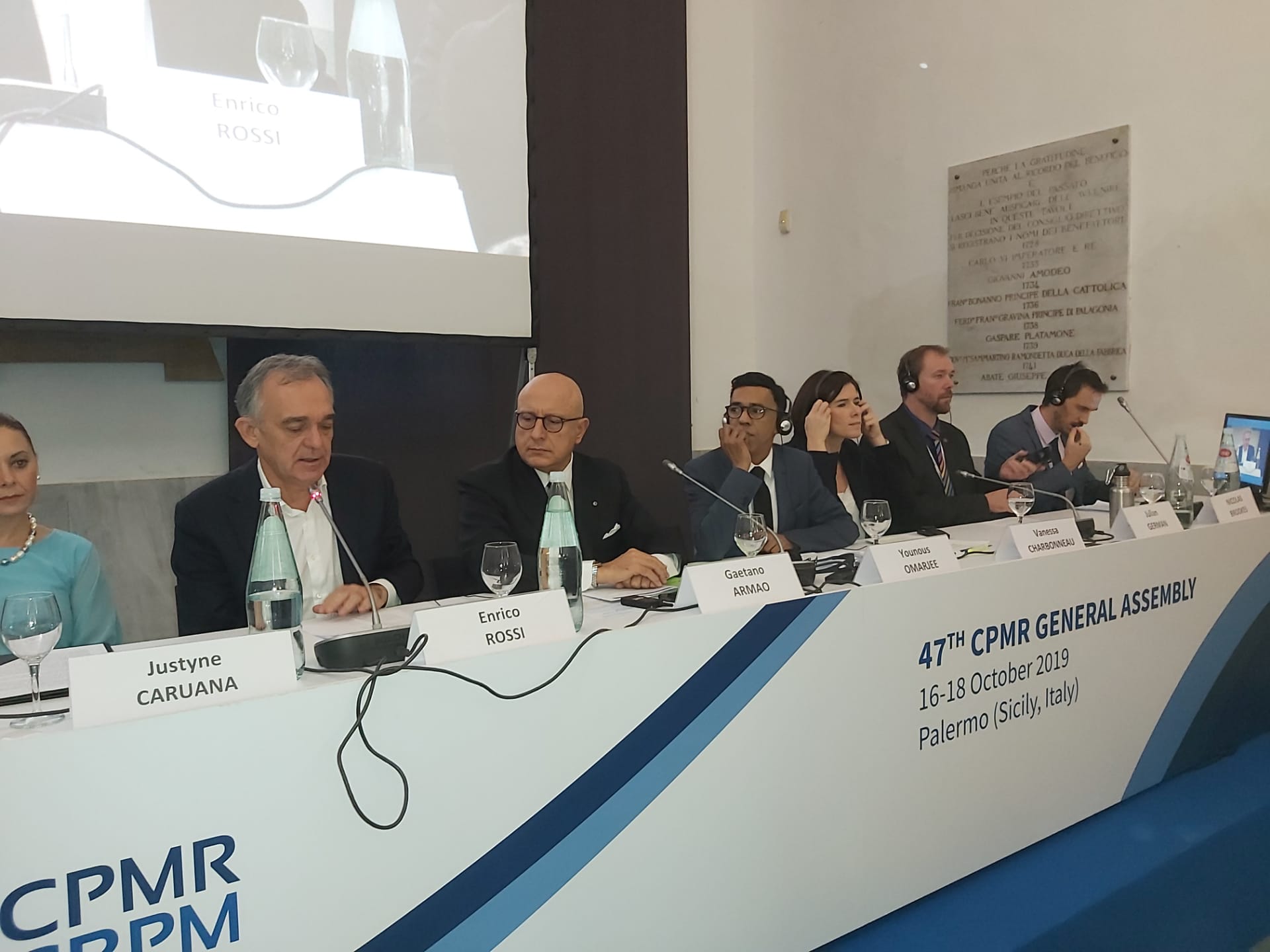 A Palermo i lavori dell'assemblea CRPM, Rossi: