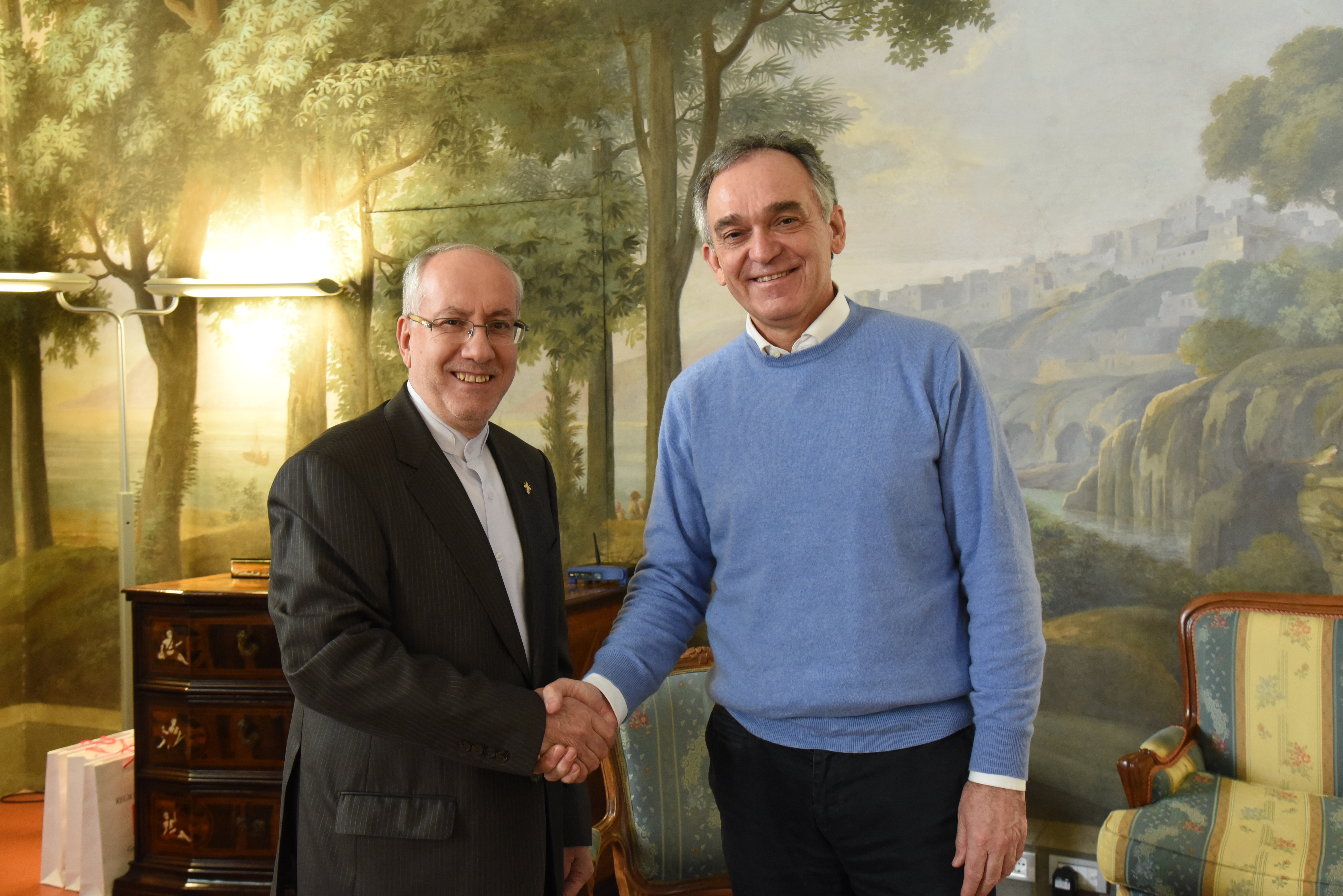 Il presidente Rossi ha ricevuto l’ambasciatore iraniano