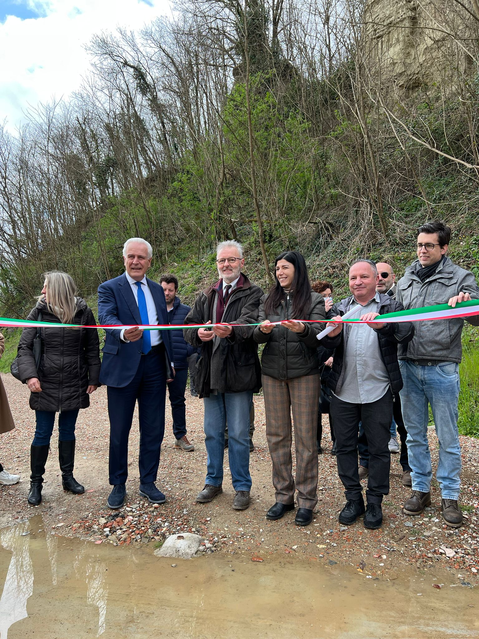 Mitigazione rischio idraulico, 1,3 mln per Faella (Ar). Inaugurazione con Giani e Monni