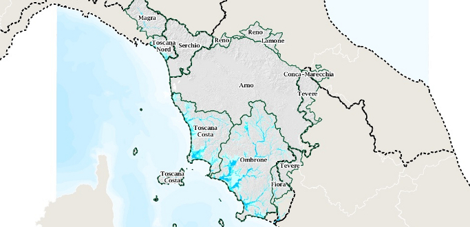 Alluvioni, pronte le mappe di rischio idraulico
