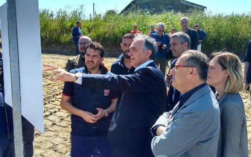 Sicurezza idrogeologica, in corso il sopralluogo di Rossi e Fratoni nell'area metropolitana