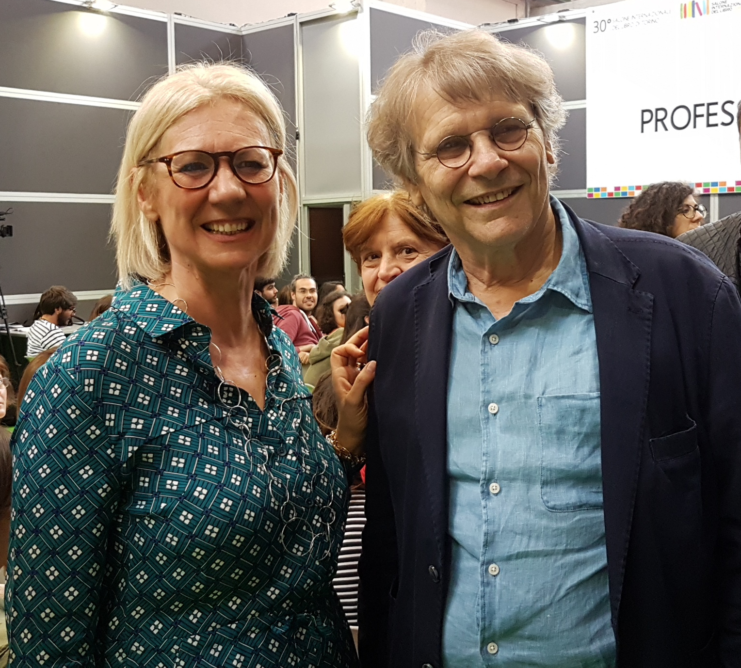 Salone del libro, l'incontro fra Monica Barni e Daniel Pennac