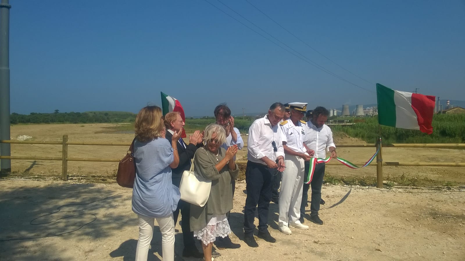 Torrente Fine e ponte sul Chioma, il presidente Rossi ha inaugurato le opere: