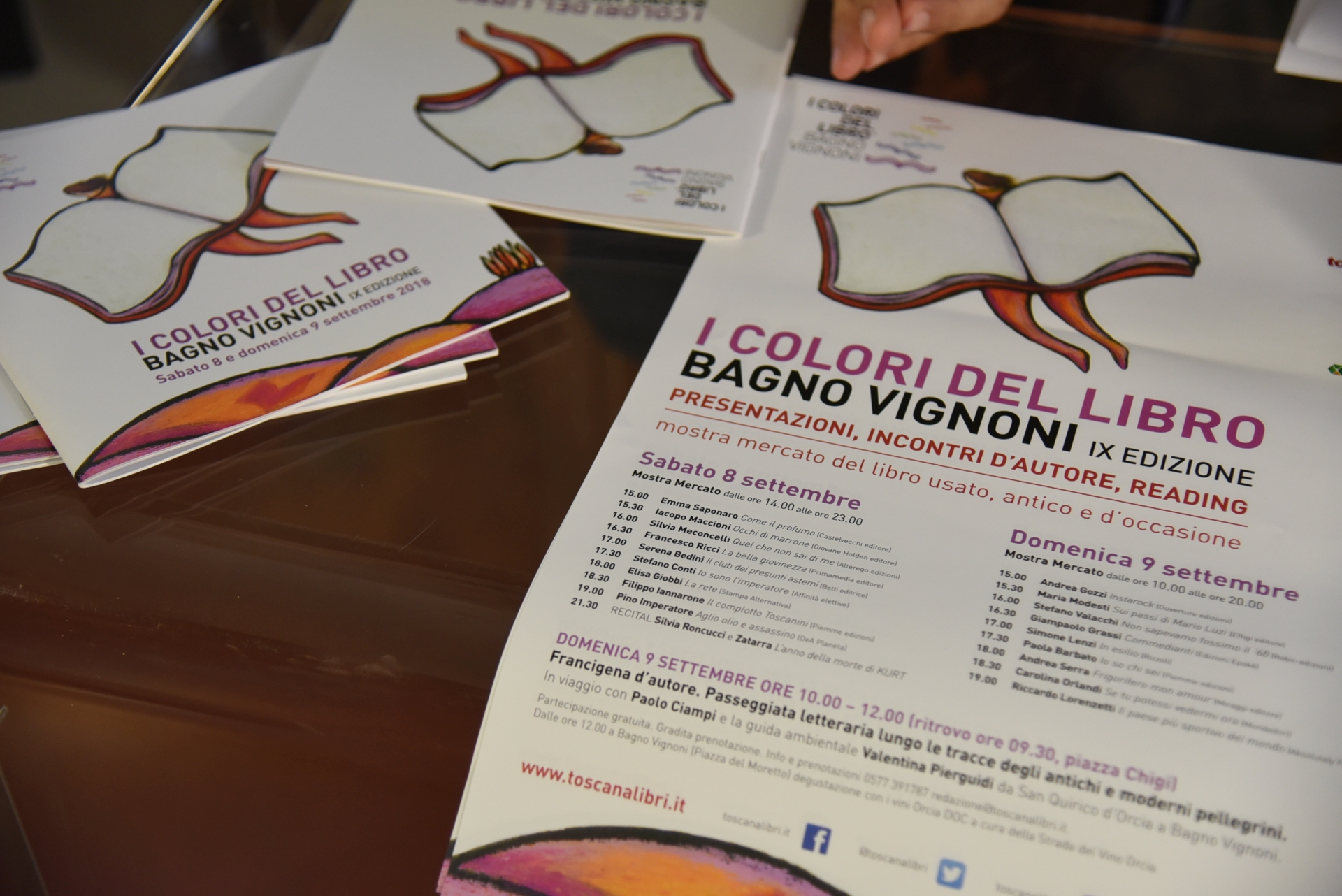 Sabato e domenica Bagno Vignoni si veste de 'I colori del libro'