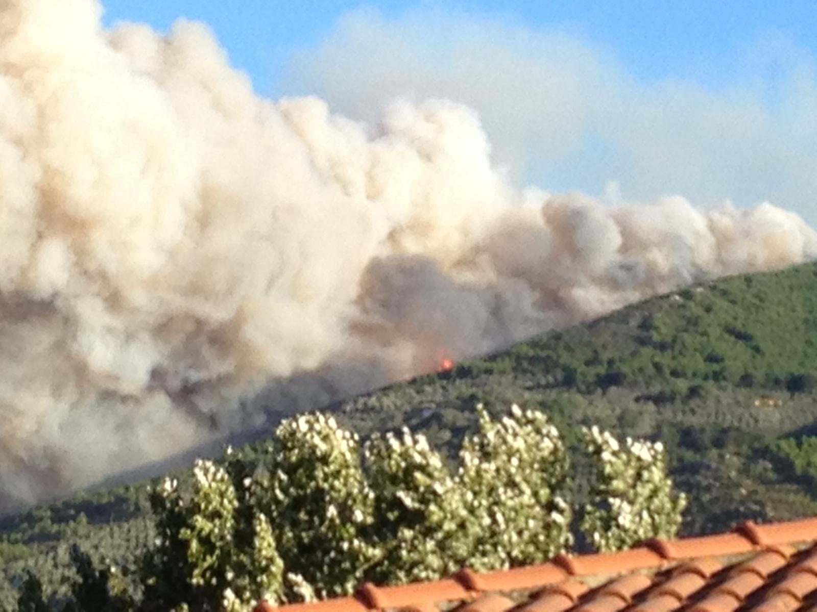 L'incendio sui Monti Pisani e i provvedimenti per la caccia: conf. stampa alle 16.30 a Pisa