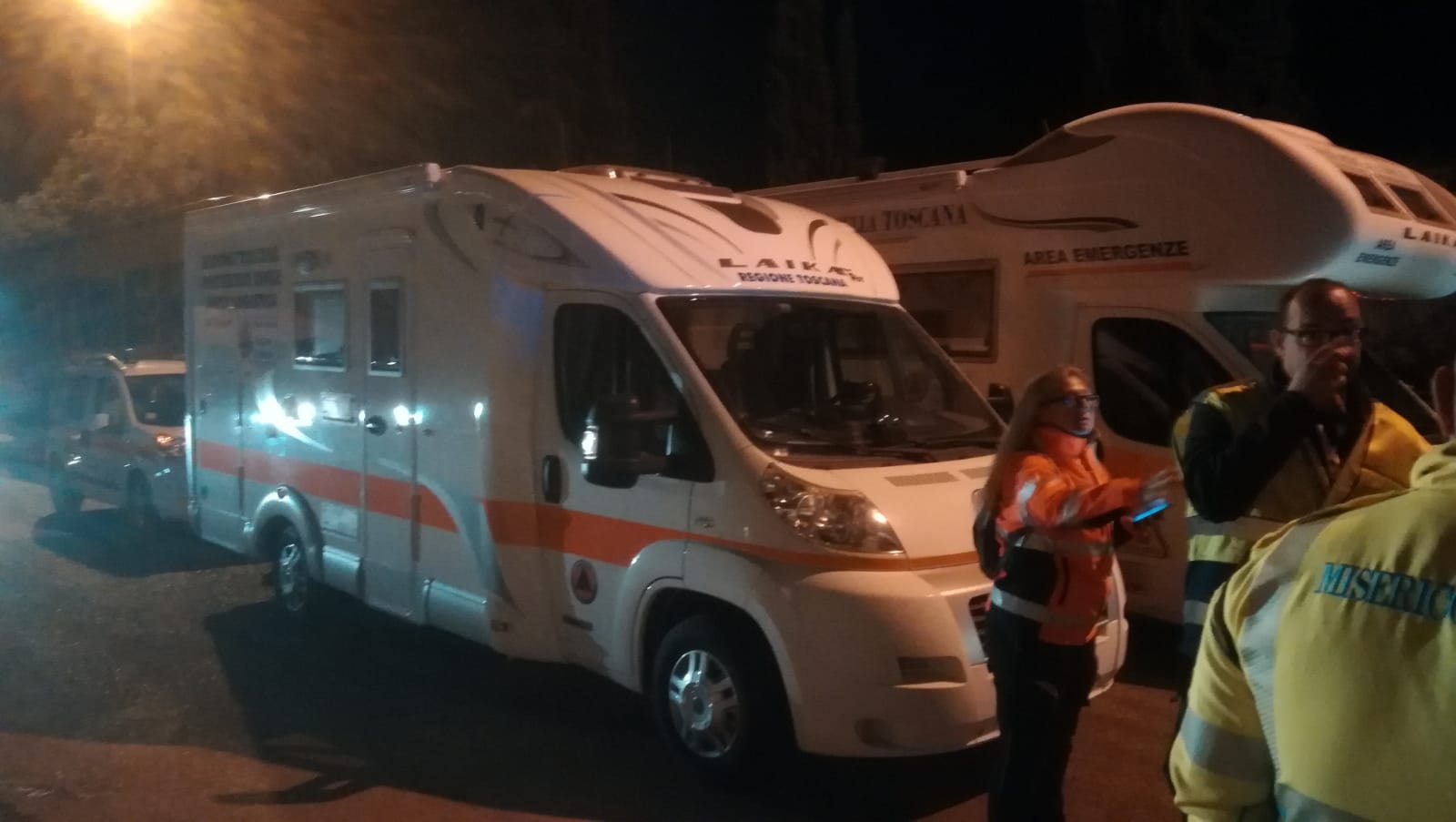 Protezione civile, già operativa la colonna mobile inviata dalla Toscana in Veneto