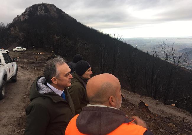 Sopralluogo di Rossi a Calci: