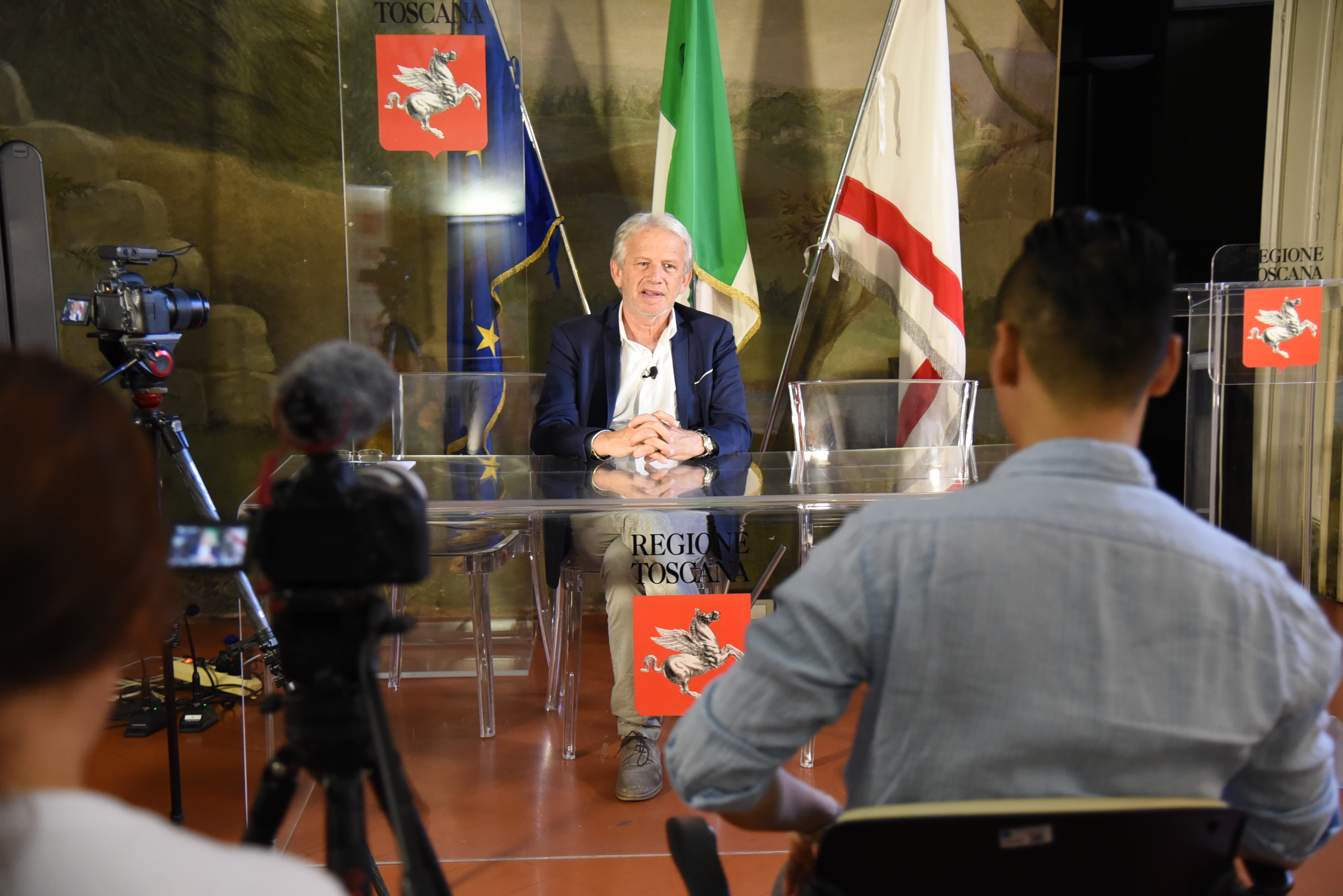 Agriturismo, tv coreana intervista l'assessore Remaschi