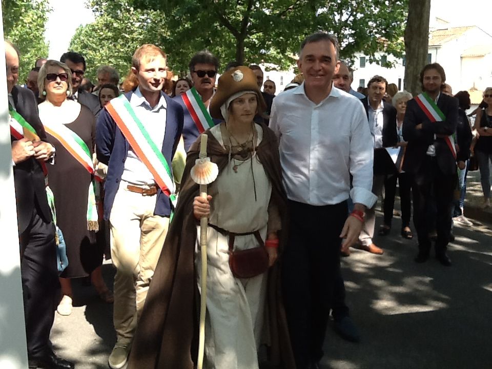 Francigena Toscana, il giorno dell'inaugurazione insieme al ministro