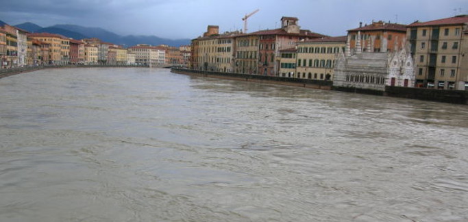 Rischio idraulico, stabilita procedura allertamento e messa in sicurezza lungarni Pisa