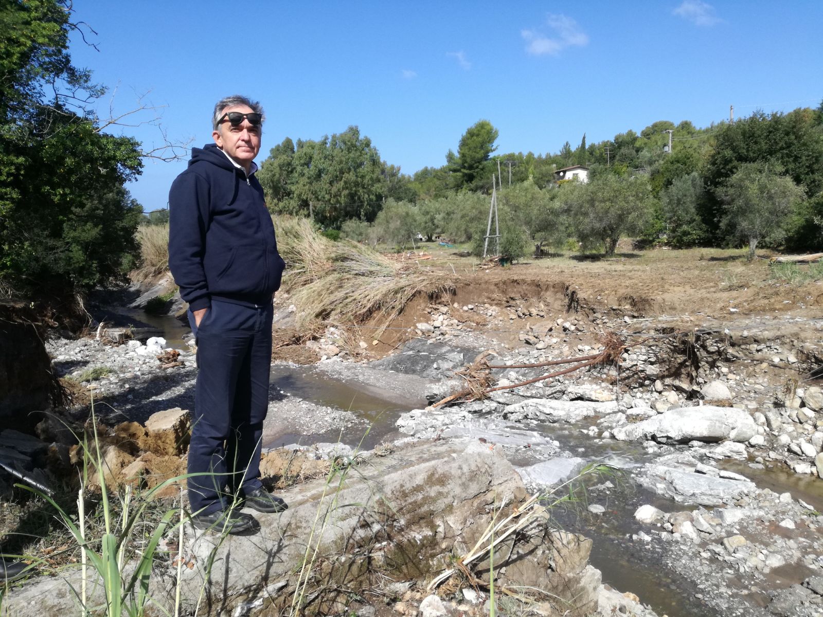 Rossi apre a Livorno il suo ufficio di commissario per l'alluvione